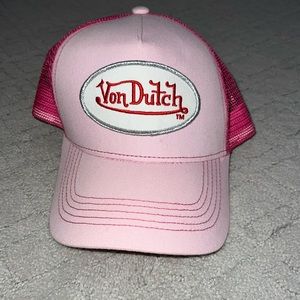 Pink Von Dutch hat